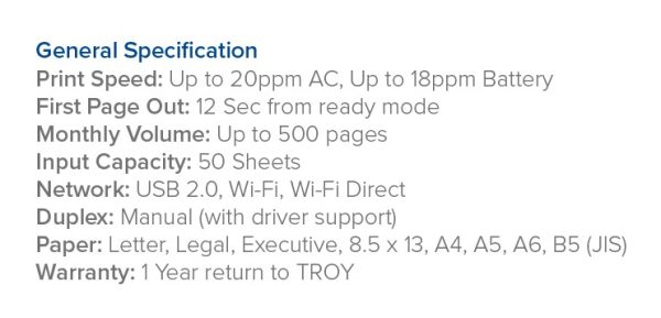 TROY 200 Mobile MICR Printer - Image 5